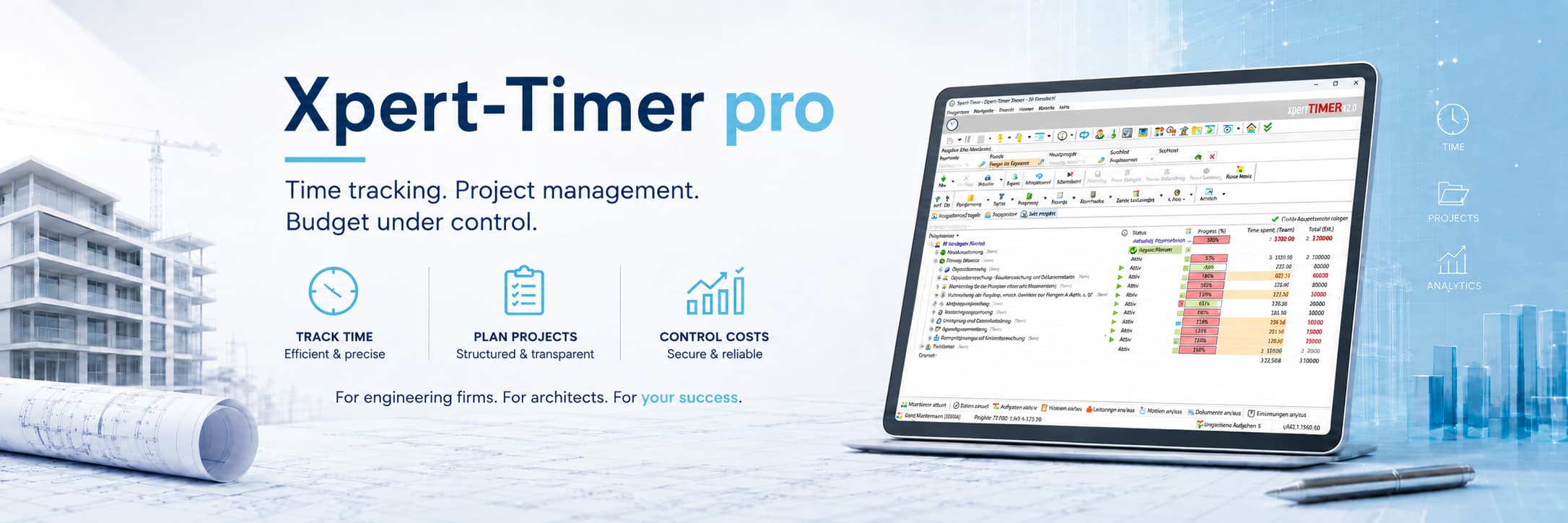 Xpert-Timer Pro – Professional project time tracking